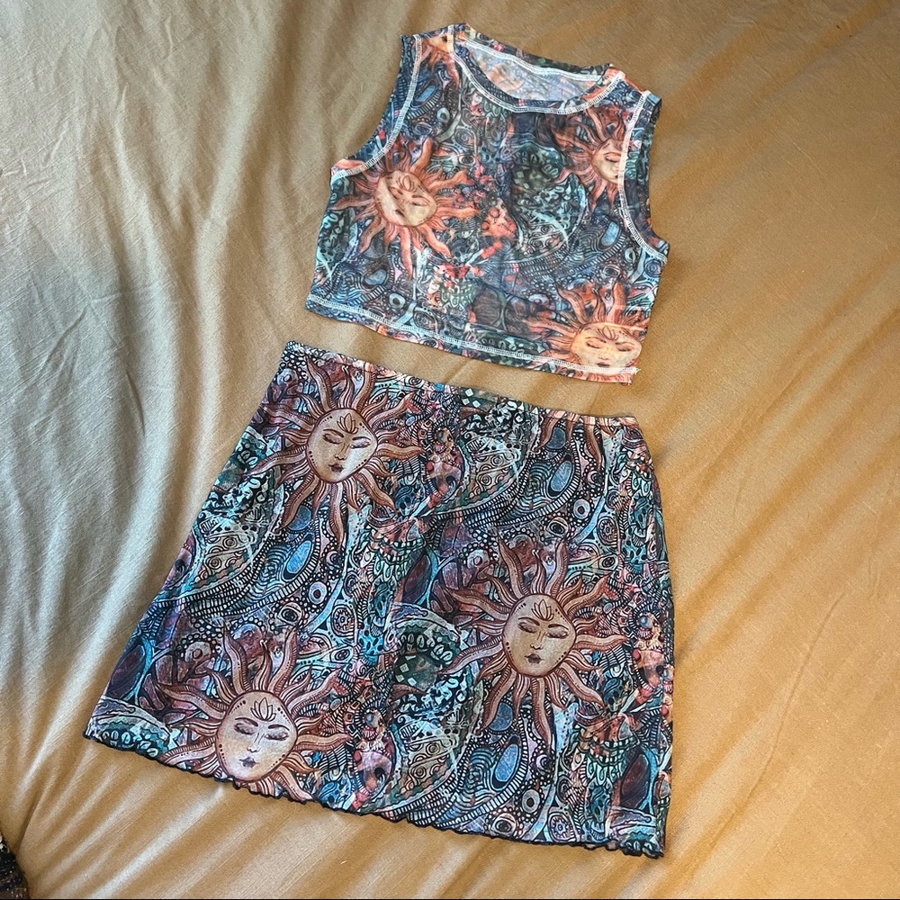 NWOT Hippie / Groovy Two Piece - SHIEN